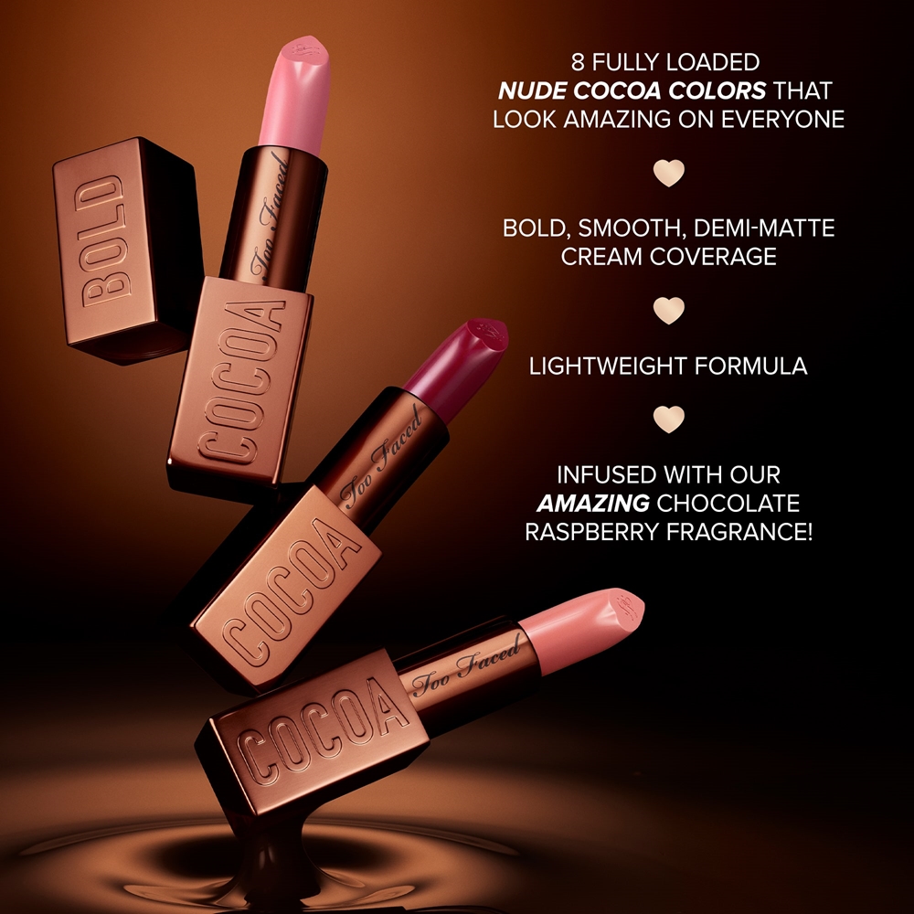 Too Faced Cocoa Bold Lipstick Creamy Lipstick