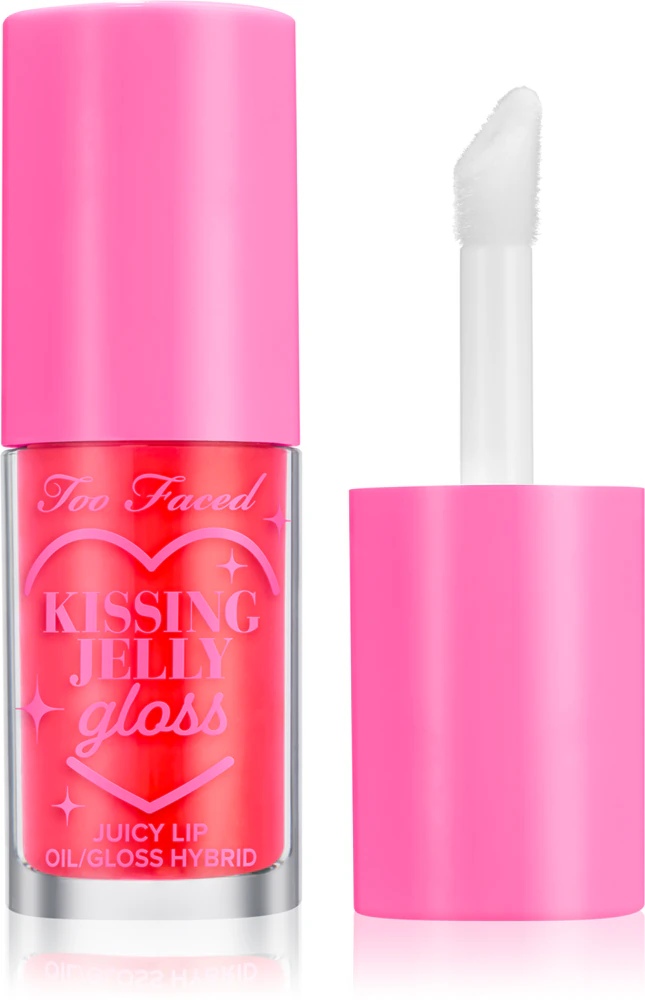 Too Faced Kissing Jelly Lip Oil Gloss Oil lip gloss for intense hydration