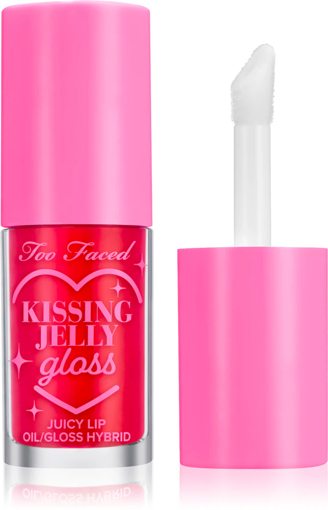 Too Faced Kissing Jelly Lip Oil Gloss Oil lip gloss for intense hydration