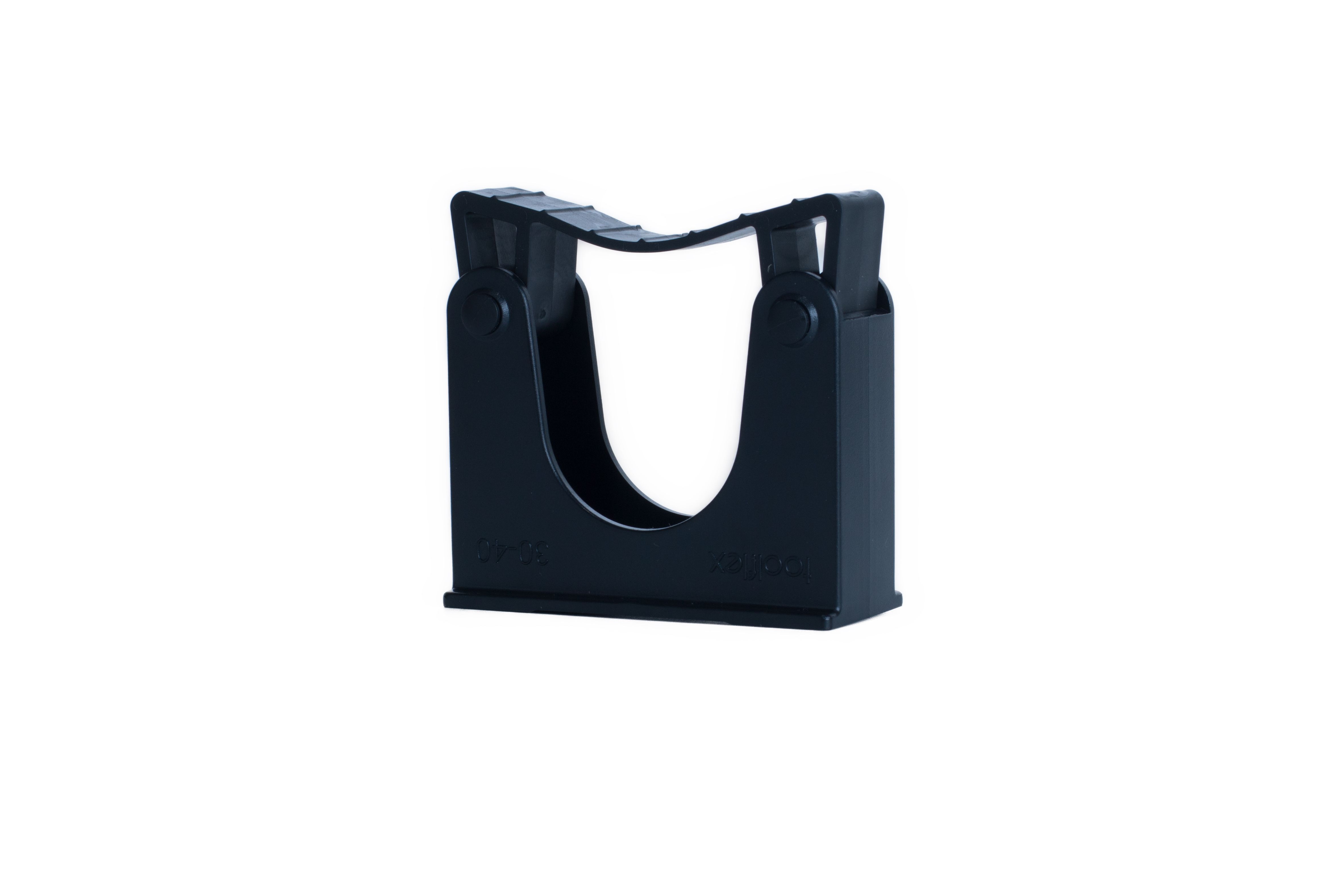 Toolflex handle holder device holder tool holder for diameter 30-40mm black 1 St