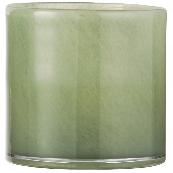 Pot Venecia solid-colored green glass 12x12 Ib Laursen