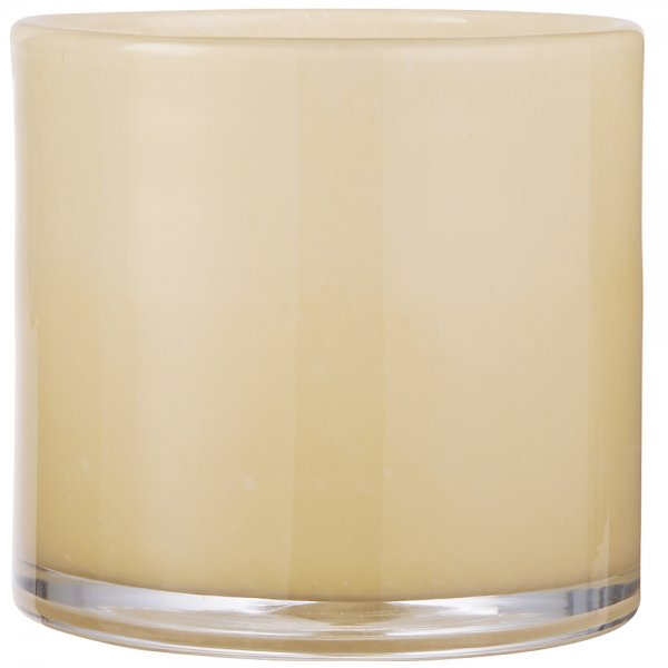 Pot Venecia solid yellow glass Ib Laursen