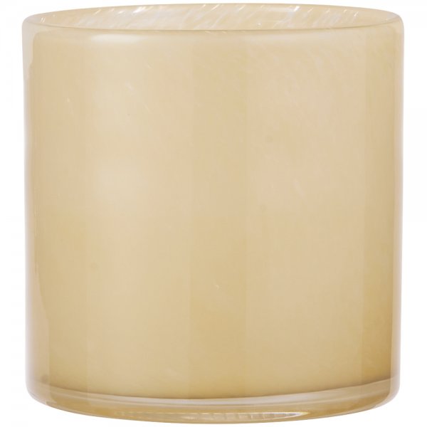 Pot Venecia solid yellow glass Ib Laursen