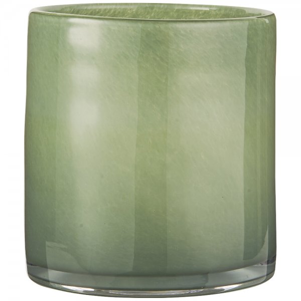 Pot Venecia solid-colored green glass Ib Laursen