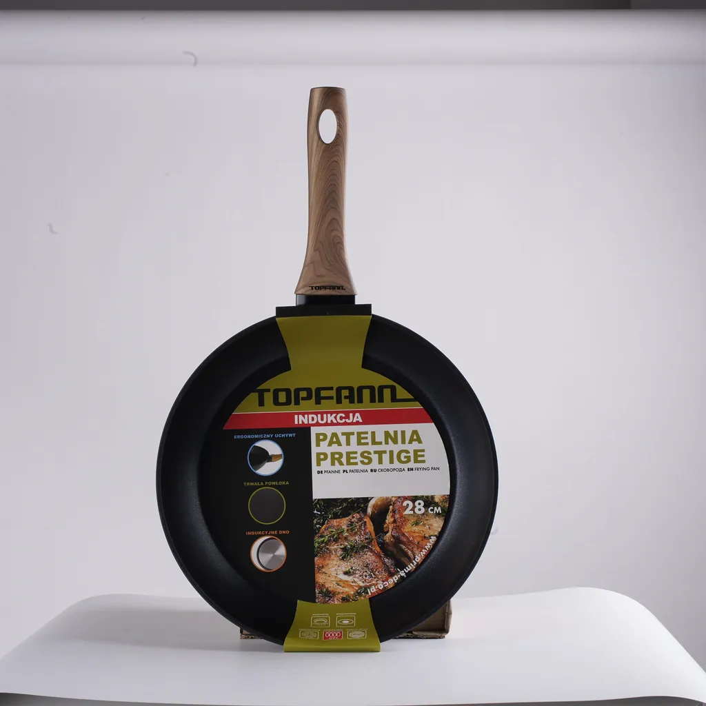 Topfann Frying Pan 28 cm Black | Induction Pan | Non-stick Pan | Coated Frying Pan