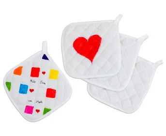 Pot holders, 4 pieces