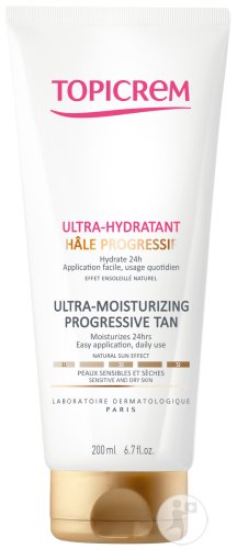 Topicrem Ultra-Hydrating Progressive Tanning Tube 200ml