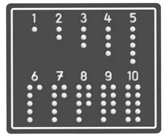 TopPlay Activity Game Board “Maths 1-10”