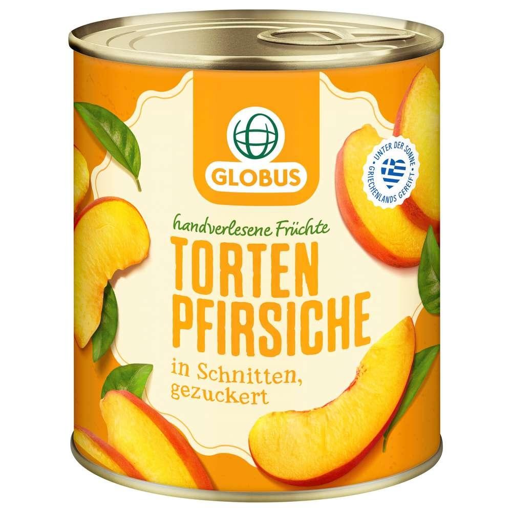 GLOBUS Peach tarts, sliced