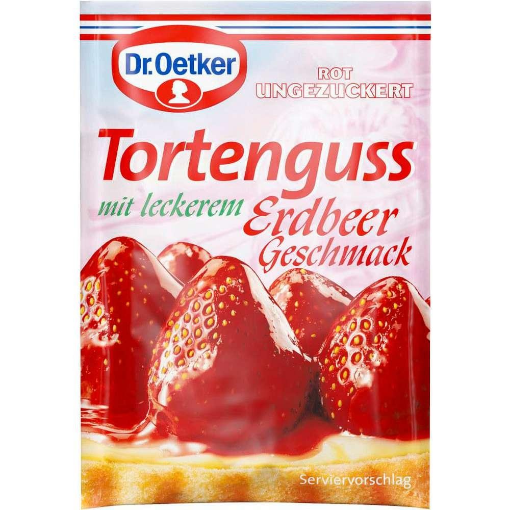 Dr. Oetker Strawberry cake glaze, unsweetened