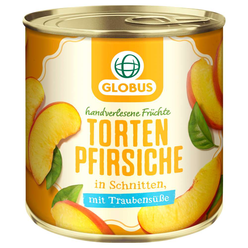 GLOBUS Pie peaches in slices