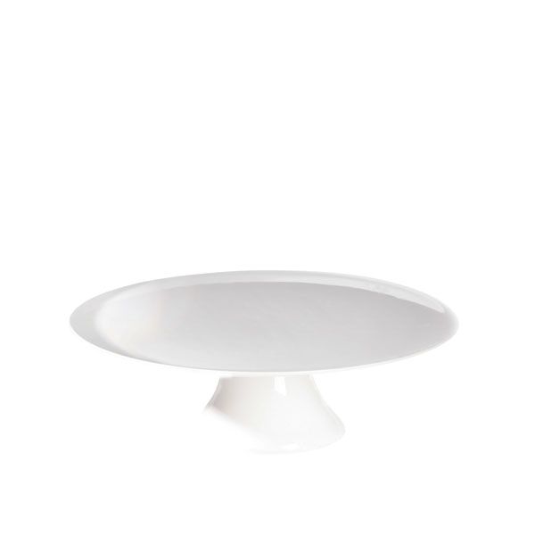 Cake stand on foot Grande White (22.5cm) by Asa
