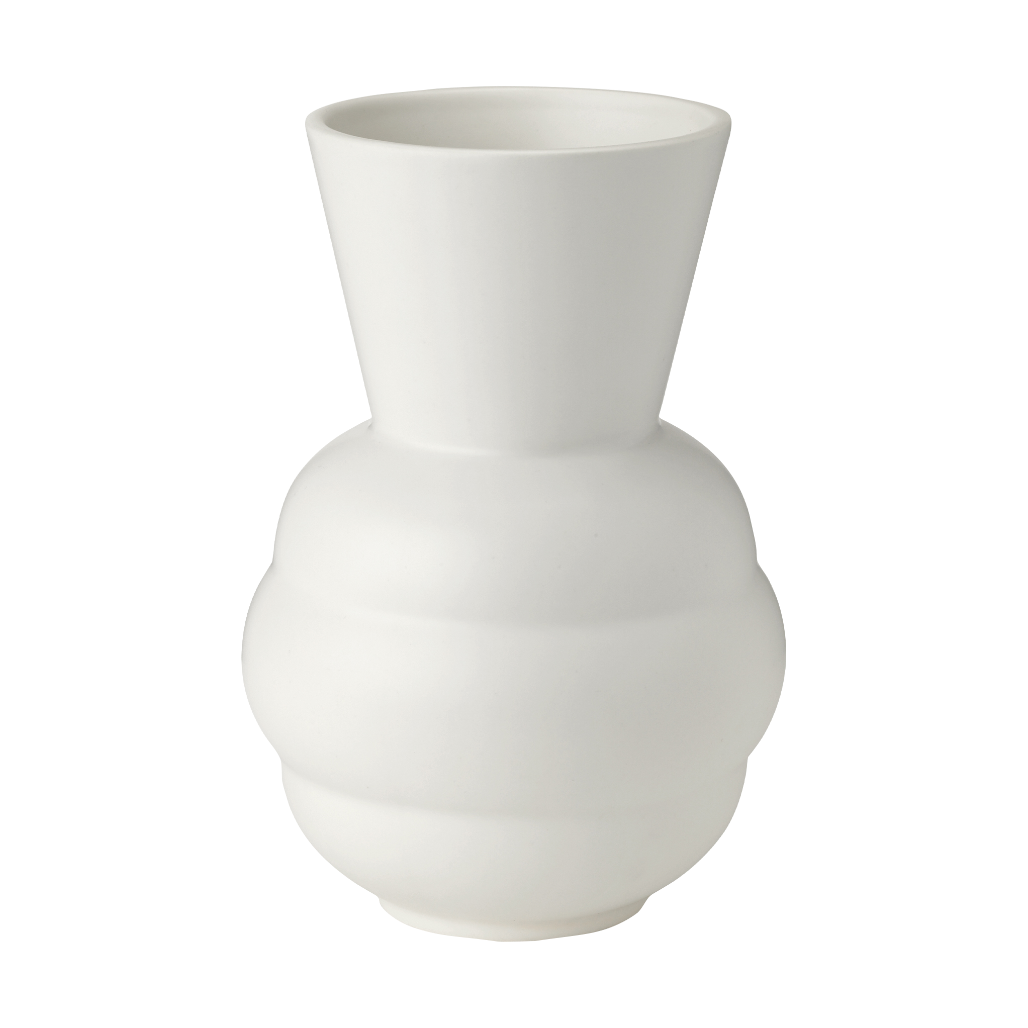 knabstrup-keramik Tortus Archie Vase No. 1 21 cm, White