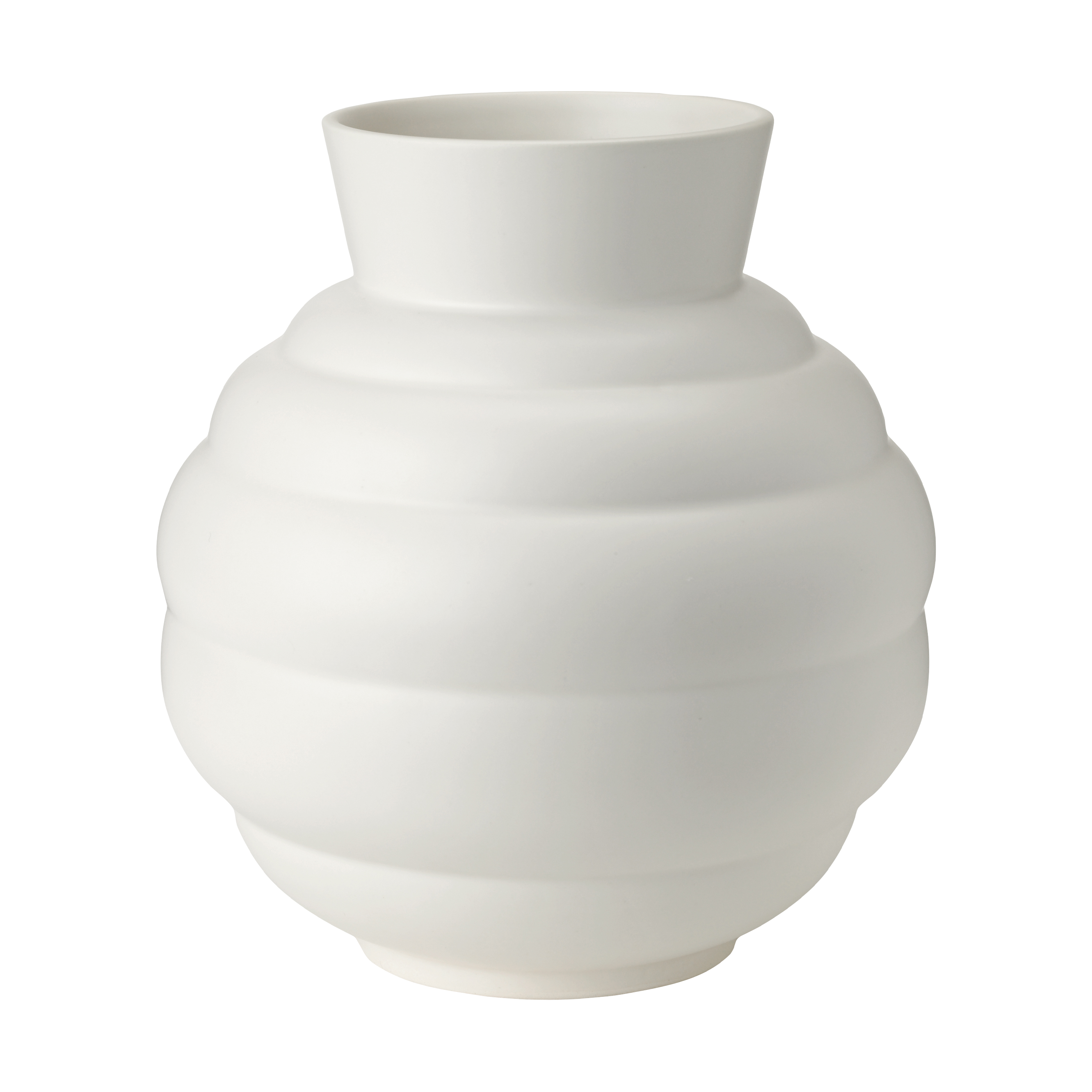 knabstrup-keramik Tortus Archie Vase No3 26.5 cm, White