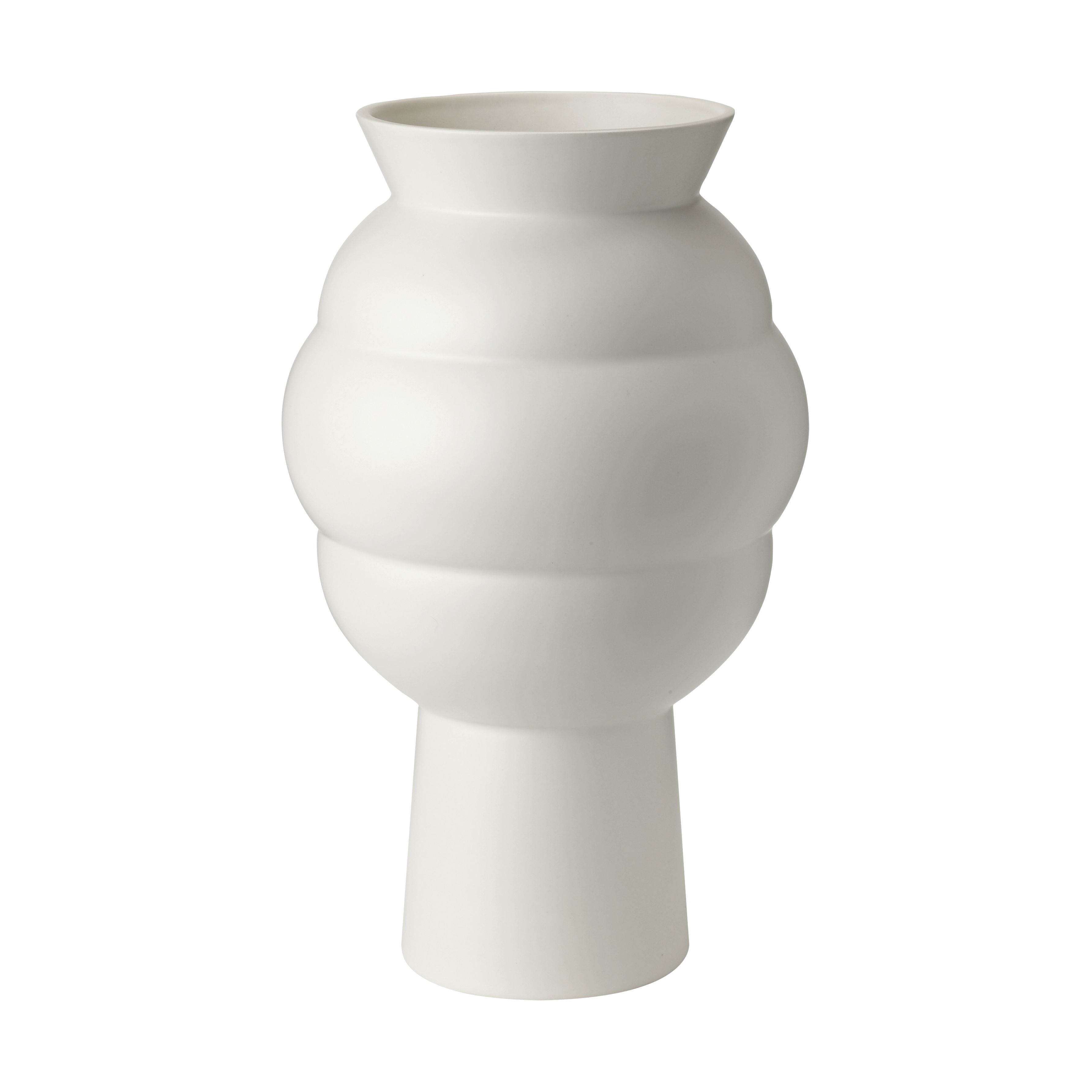 knabstrup-keramik Tortus Archie Vase No. 4 37 cm, White