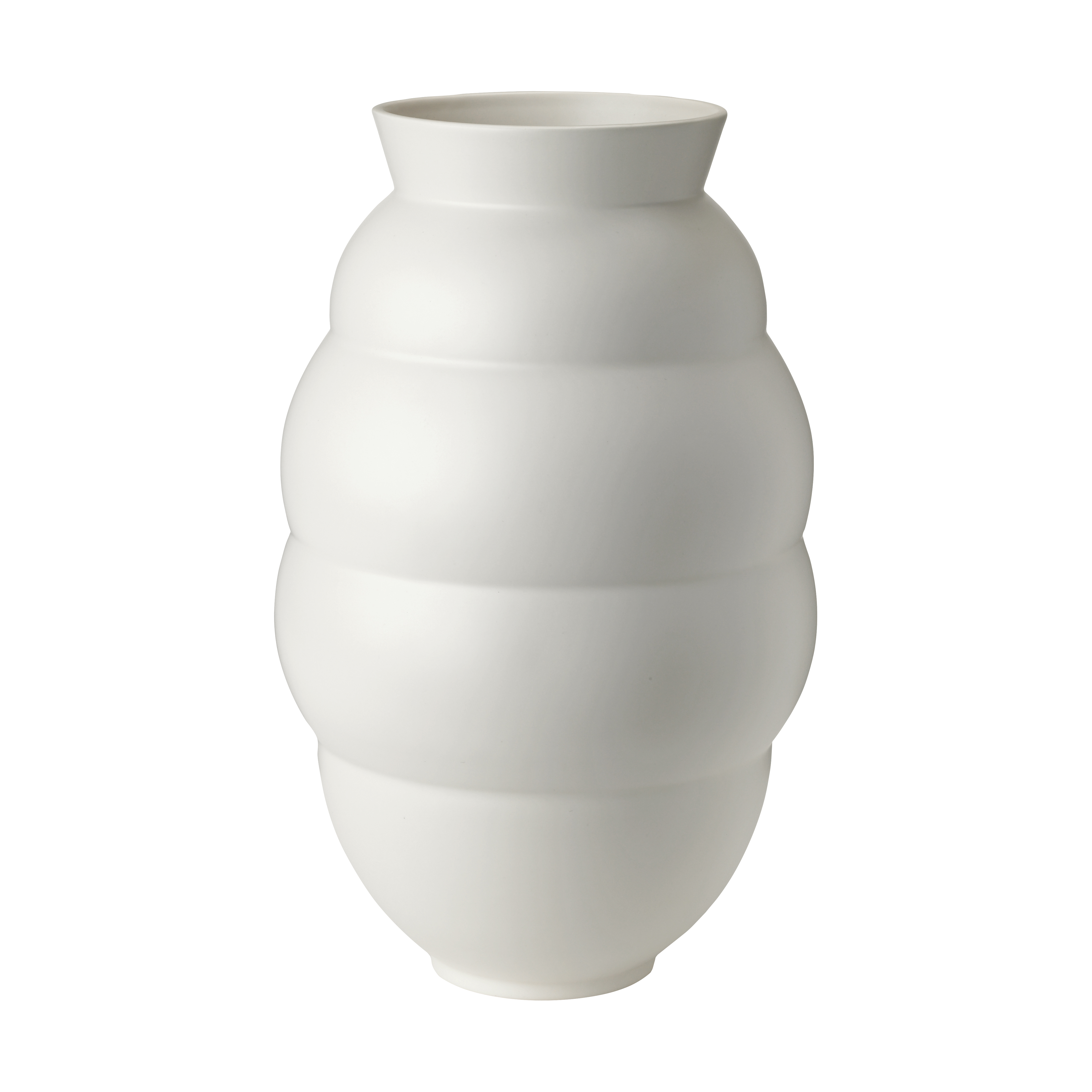 knabstrup-keramik Tortus Archie Vase No5 41.5 cm, White