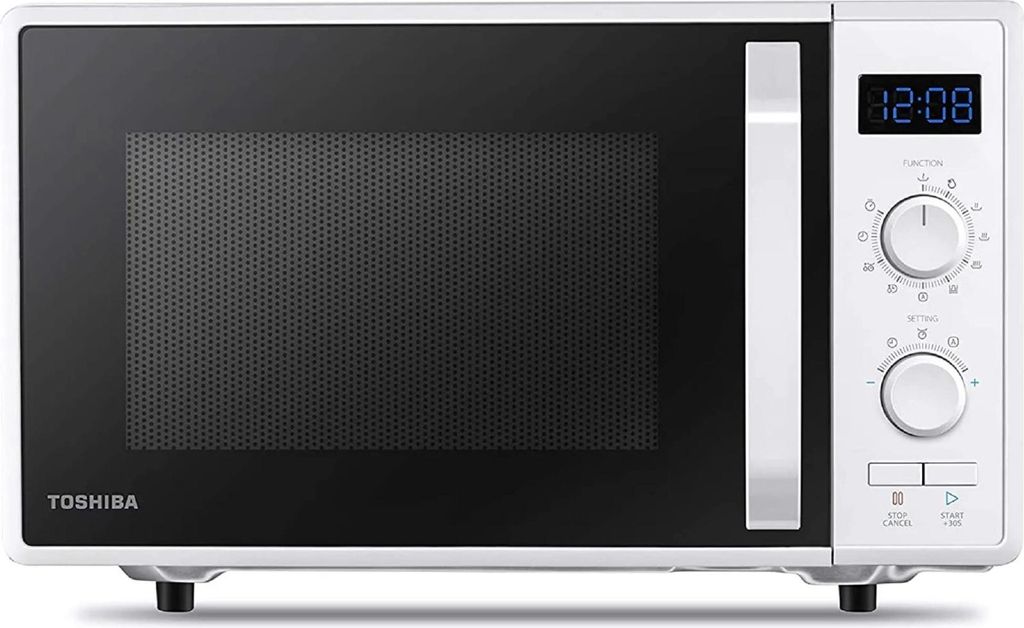 Toshiba Microwave Oven 23 Liters 900 Watts White with Electronic Programmer