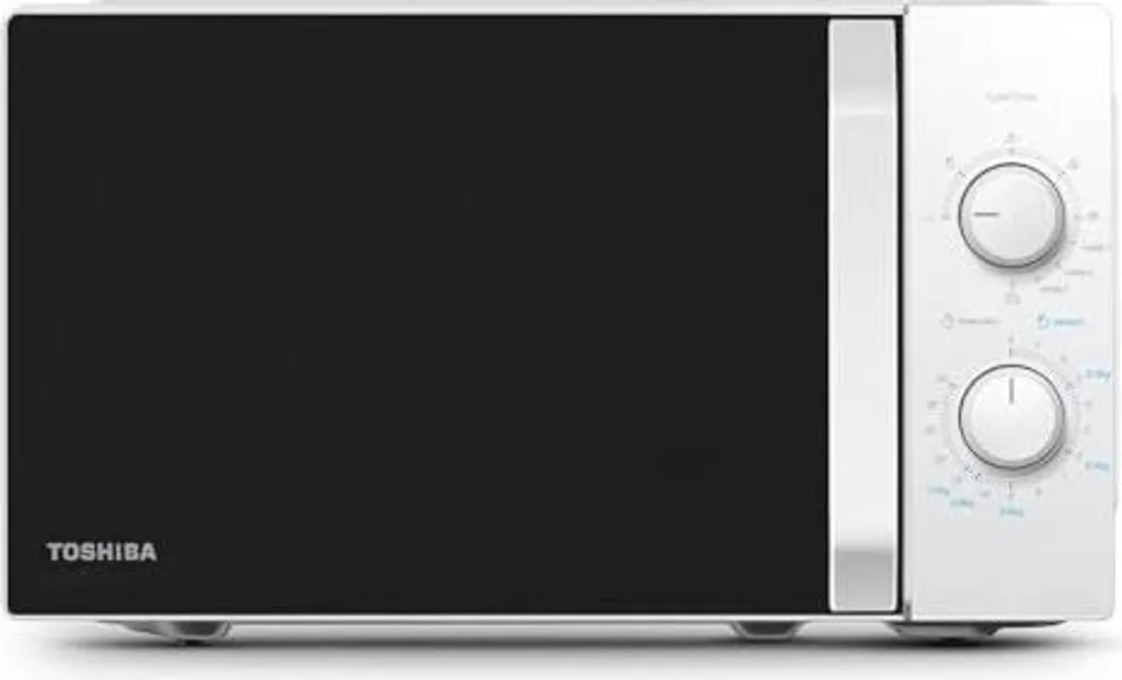 Toshiba MW2-MG20P(WH) 3-in-1 Microwave Oven, White, 20L with Grill and 5 Power Levels