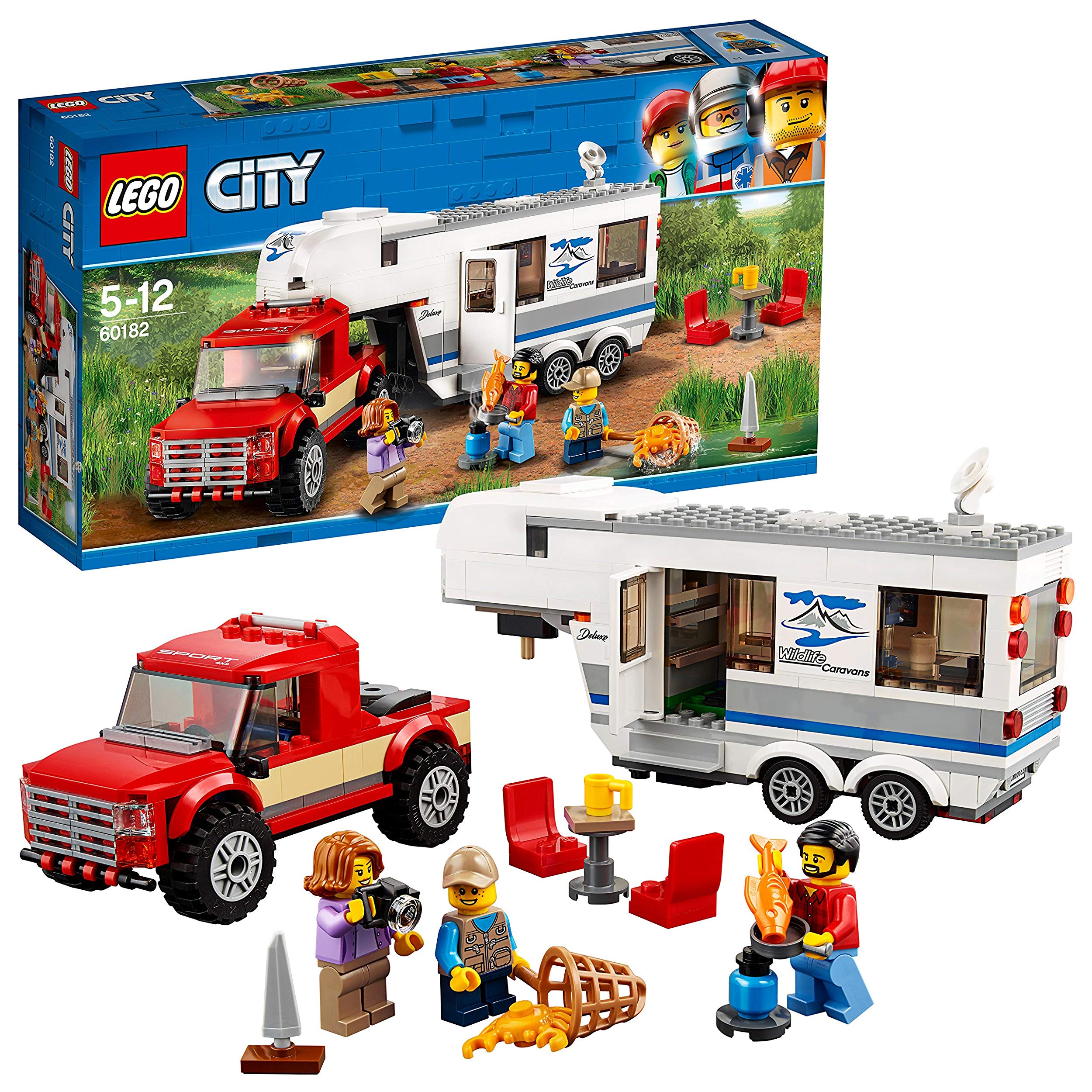 Lego Pickup And Caravan