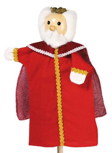 Goki Toys Pure Wooden Handpuppet King