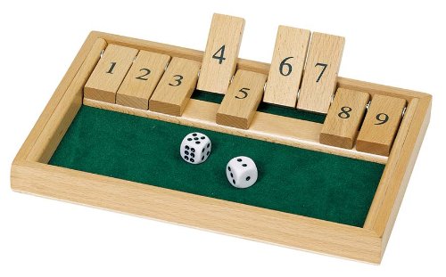 Goki Toys Pure Wooden Shut The Box Game