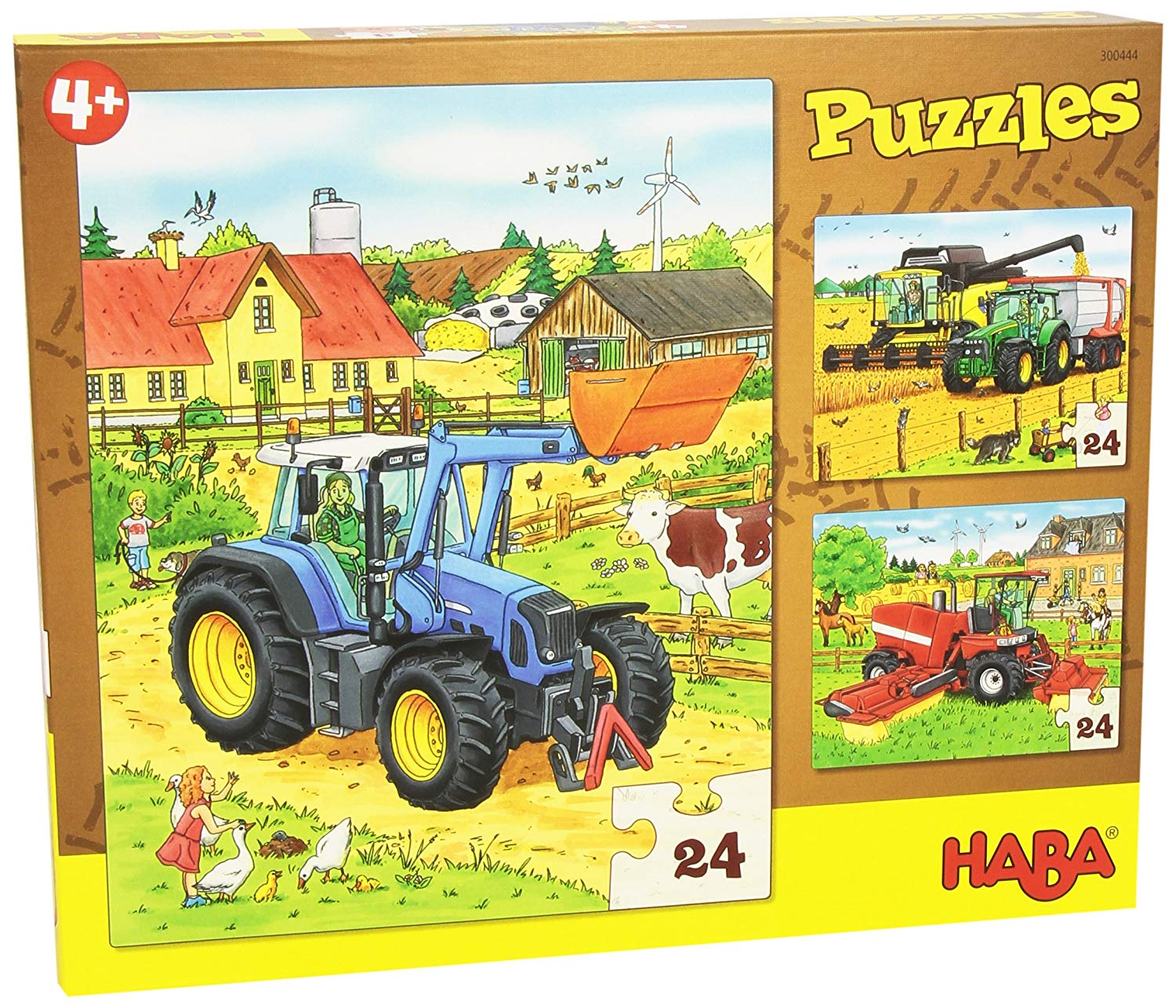 Haba Tractor And Co Puzzle