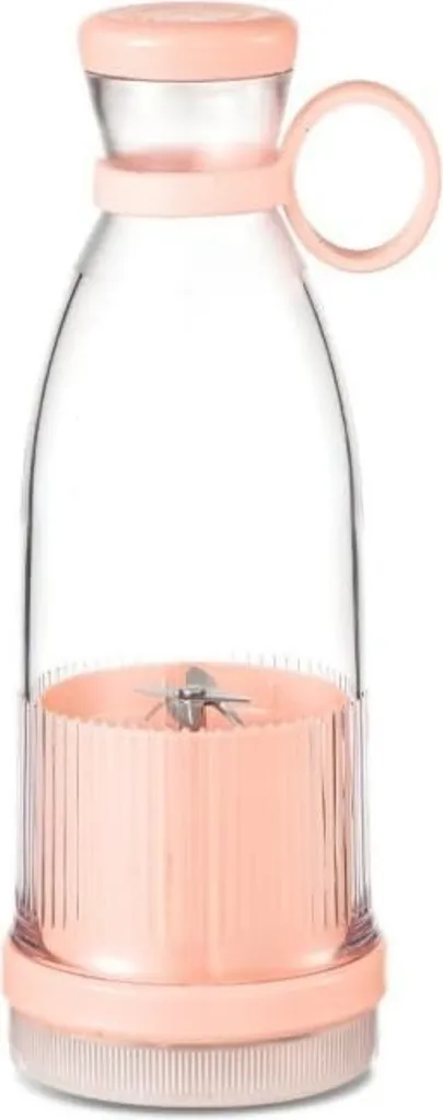 Portable USB Blender, 350 ml Electric Shaker, Smoothie Maker - JUCIFY Pink