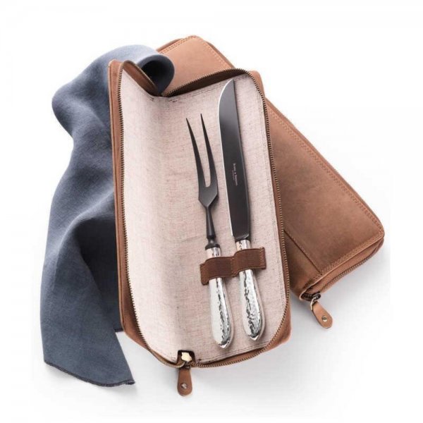 Frozen Black carving set from Robbe & Berking