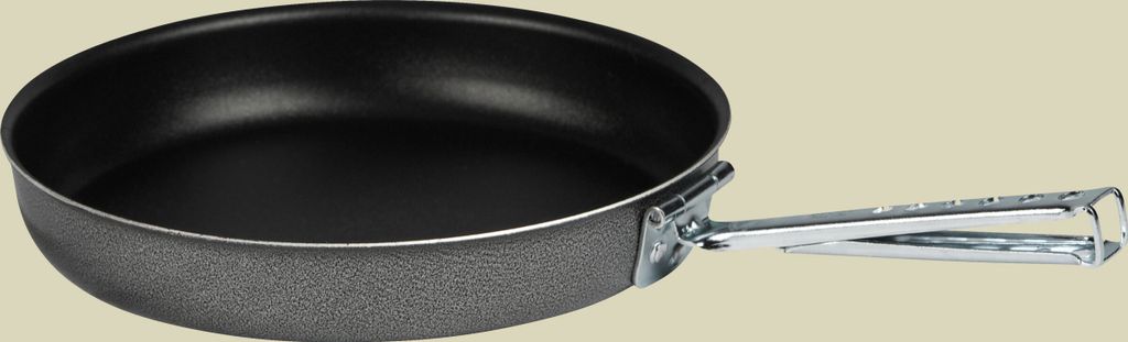 Trangia 20cm non-stick frying pan with folding handle, black