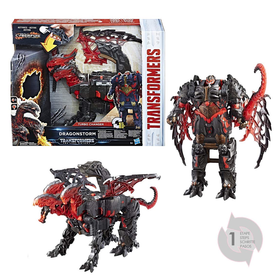 Hasbro Transformers Cyberfire Turbo Changer Dragonstorm A