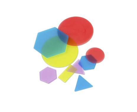 Transparent geometric shapes
