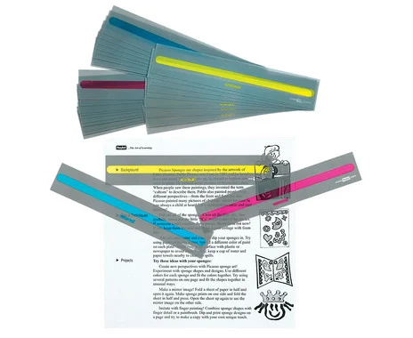 Transparent reading strips, 30 pieces