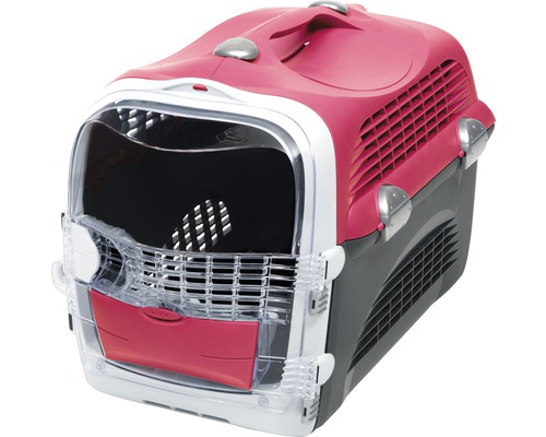 Transport box Catit Cabrio Carrier 53 x 27 x 40.5 cm red-gray