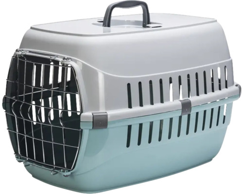 Transport box Karlie Eco Tourist 2 Aqua - 56 x 36 x 36 cm gray turquoise