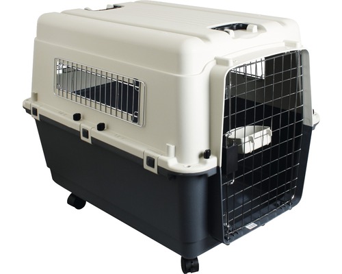 Karlie Transport box Nomad size. XL 90 x 60 x 68 cm grey-white, max load 38 kg