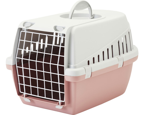 Transport box SAVIC Trotter 1 49 x 33 x 30 cm light gray pink