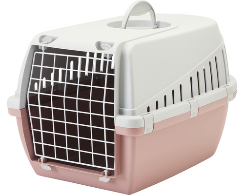 Transport box SAVIC Trotter 2 56 x 37.5 x 33 cm light gray pink