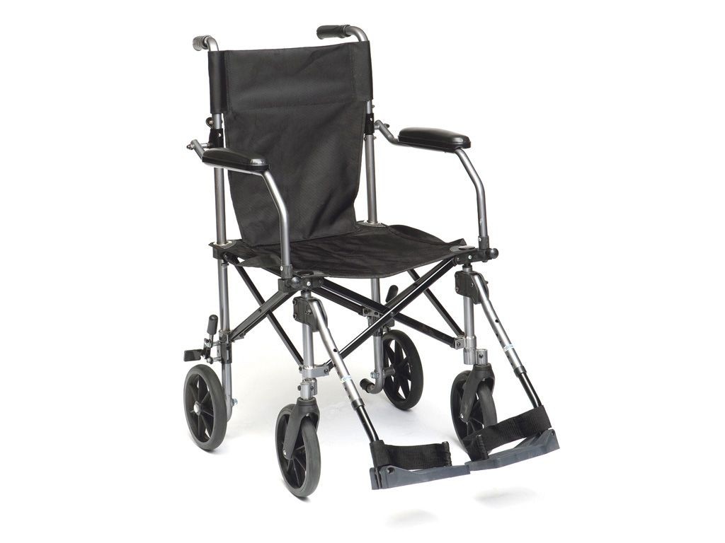 TRANSPORTROLLSTUHL Travelite transport wheelchair, the ideal companion for on the go, stable, light and comfortable 1 St
