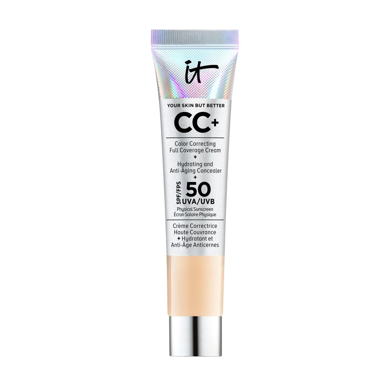 IT Cosmetics Travel size:Your Skin But Better™ CC+™ Cream SPF 50+,Light, Light