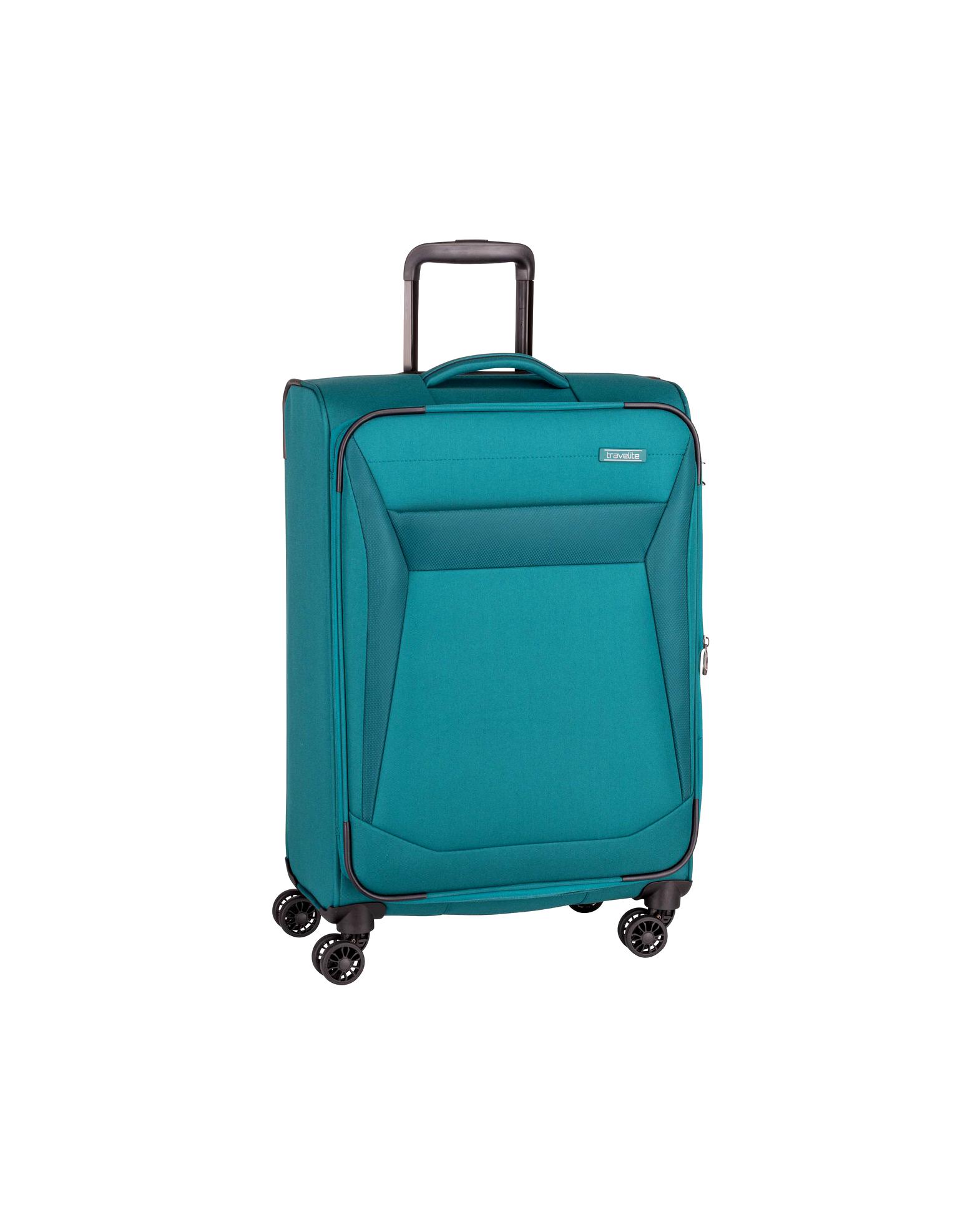 Travelite Trolley Suitcase & Trolley Chios 4w Trolley M Petrol