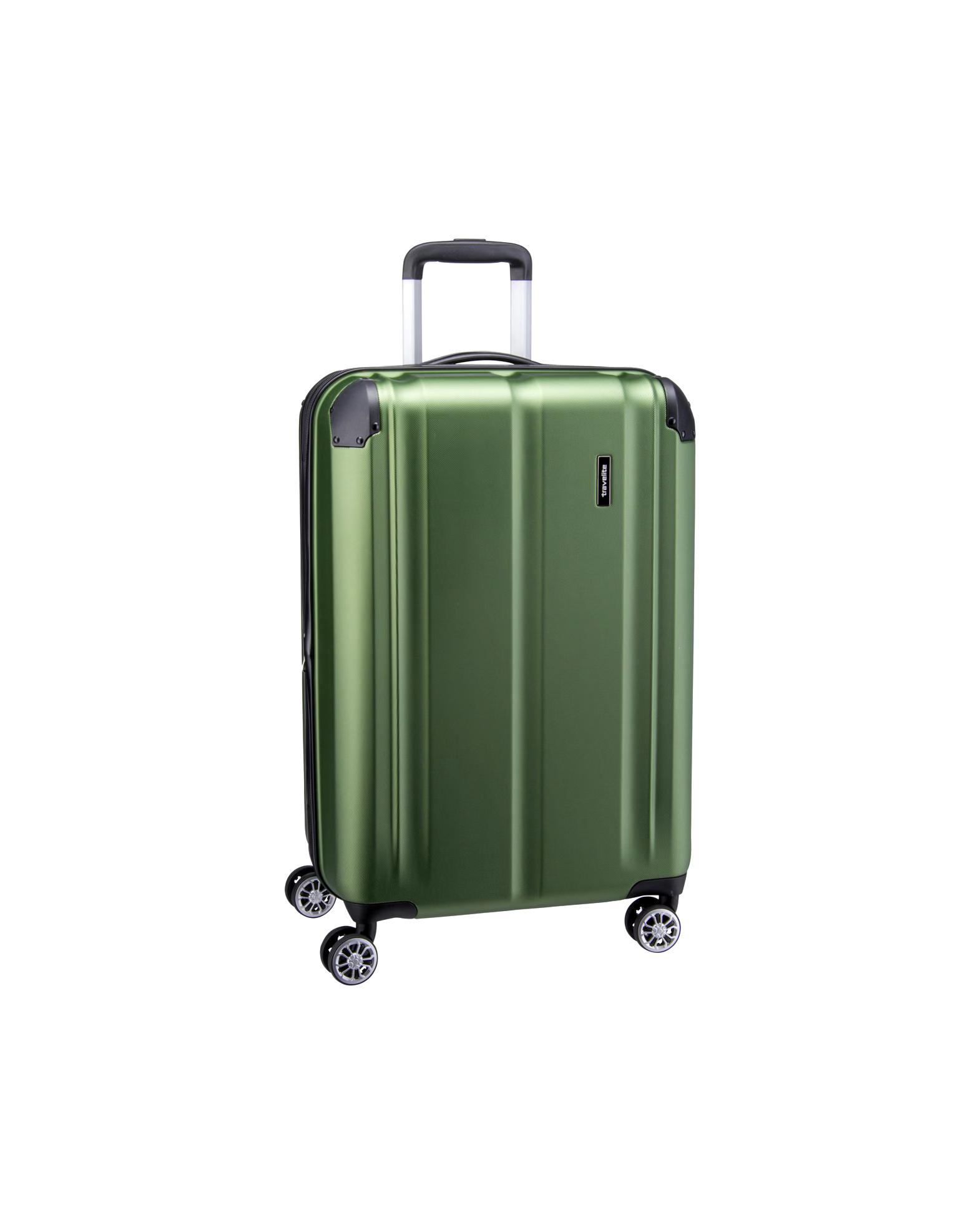 Travelite Trolley Suitcase & Trolley City 4-Wheel Trolley M exp Grün