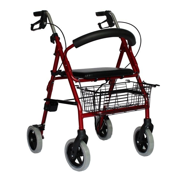 Trendmobil rollator LR 56 including basket and stick holder (color red) 1 St