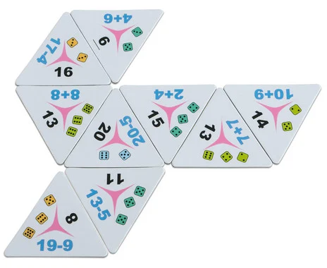 Tri-Domino: Arithmetic up to 20