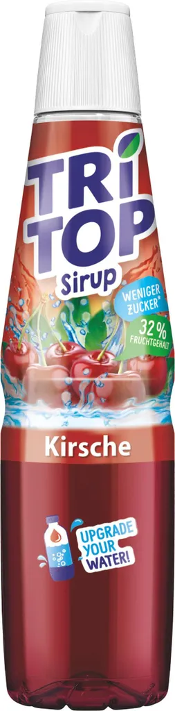DrinkStar Tri Top Cherry Drink Syrup 600ml - low sugar & low calorie 600 ml