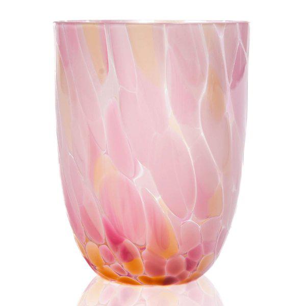 Drinking glass Big Confetti Tumbler Apricot by Anna von Lipa