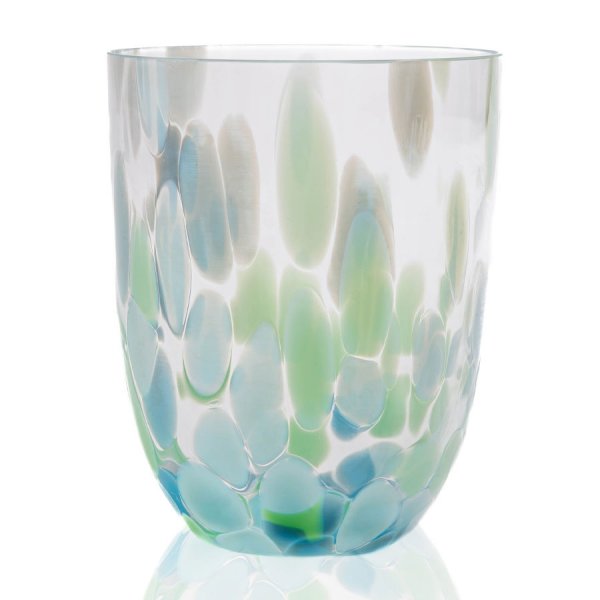 Drinking glass Big Confetti Tumbler Pacific by Anna von Lipa