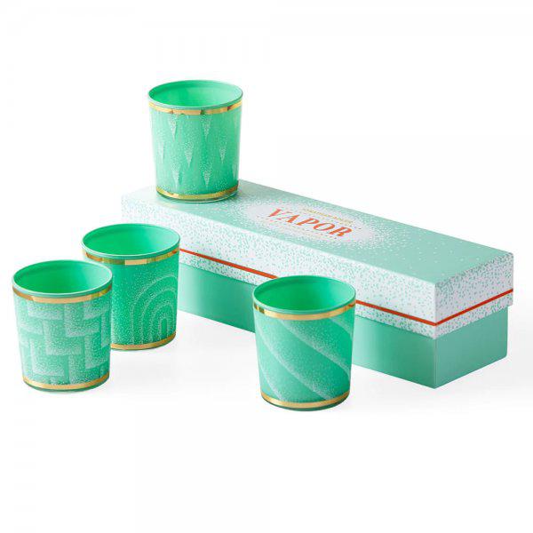 Boxed Vapor drinking glasses (4 pieces) by Jonathan Adler