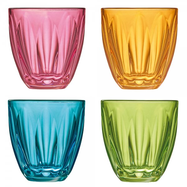 la-rochere Drinking glasses Gobelet Lily Colorful 4-piece from La Rochère