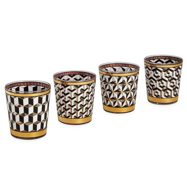 Versailles drinking glasses (set of 4) by Jonathan Adler