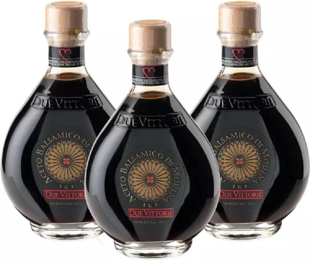 Ponti Trio Balsamico Essig aus Modena IGP Due Vittorie Oro 250 ml x 3